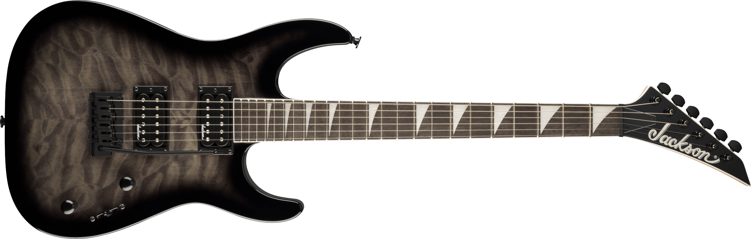 Jackson JS Series Dinky JS20 DKQ 2PT Transparent Black Burst