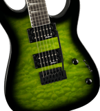 Jackson JS Series Dinky JS20 DKQ 2PT Transparent Green Burst