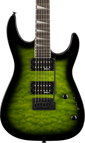 Jackson JS Series Dinky JS20 DKQ 2PT Transparent Green Burst