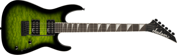 Jackson JS Series Dinky JS20 DKQ 2PT Transparent Green Burst