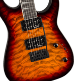 Jackson JS Series Dinky JS20 DKQ 2PT Transparent Tobacco Burst