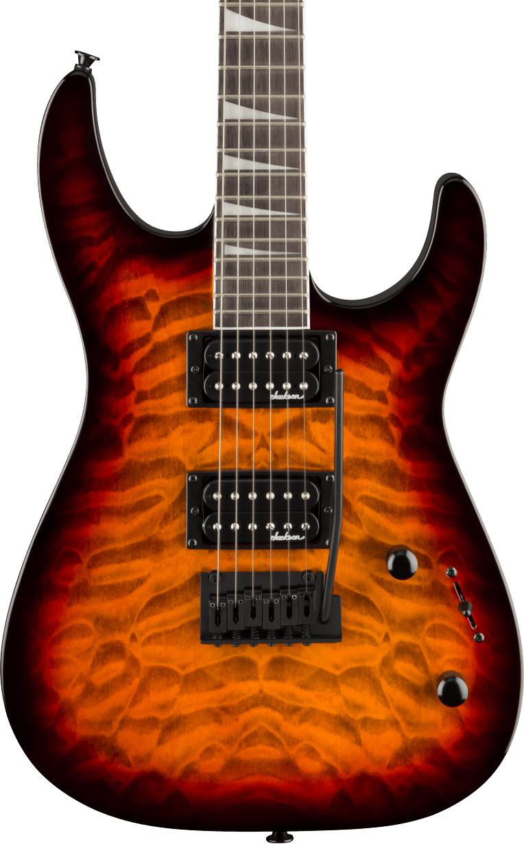 Jackson JS Series Dinky JS20 DKQ 2PT Transparent Tobacco Burst
