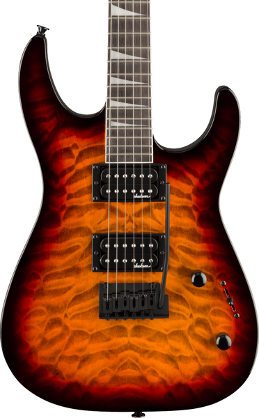 Jackson JS Series Dinky JS20 DKQ 2PT Transparent Tobacco Burst