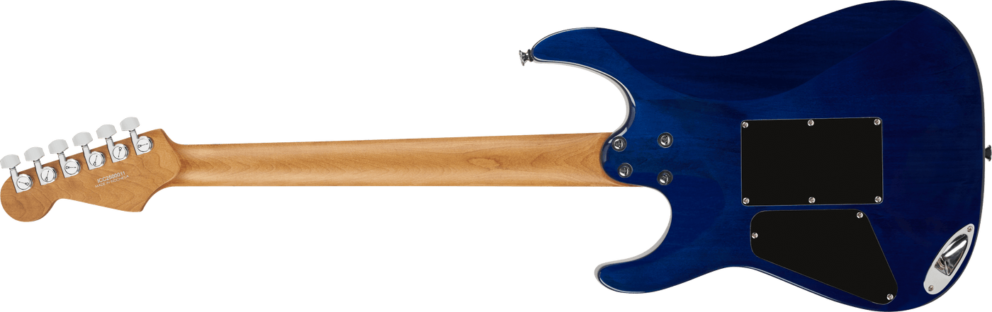 Charvel Pro-Mod Plus DK24 HH 2PT EB QM, Ebony Fingerboard - Chlorine Burst