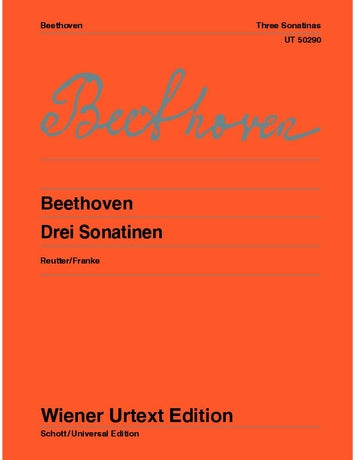 Beethoven: 3 Sonatinas for piano