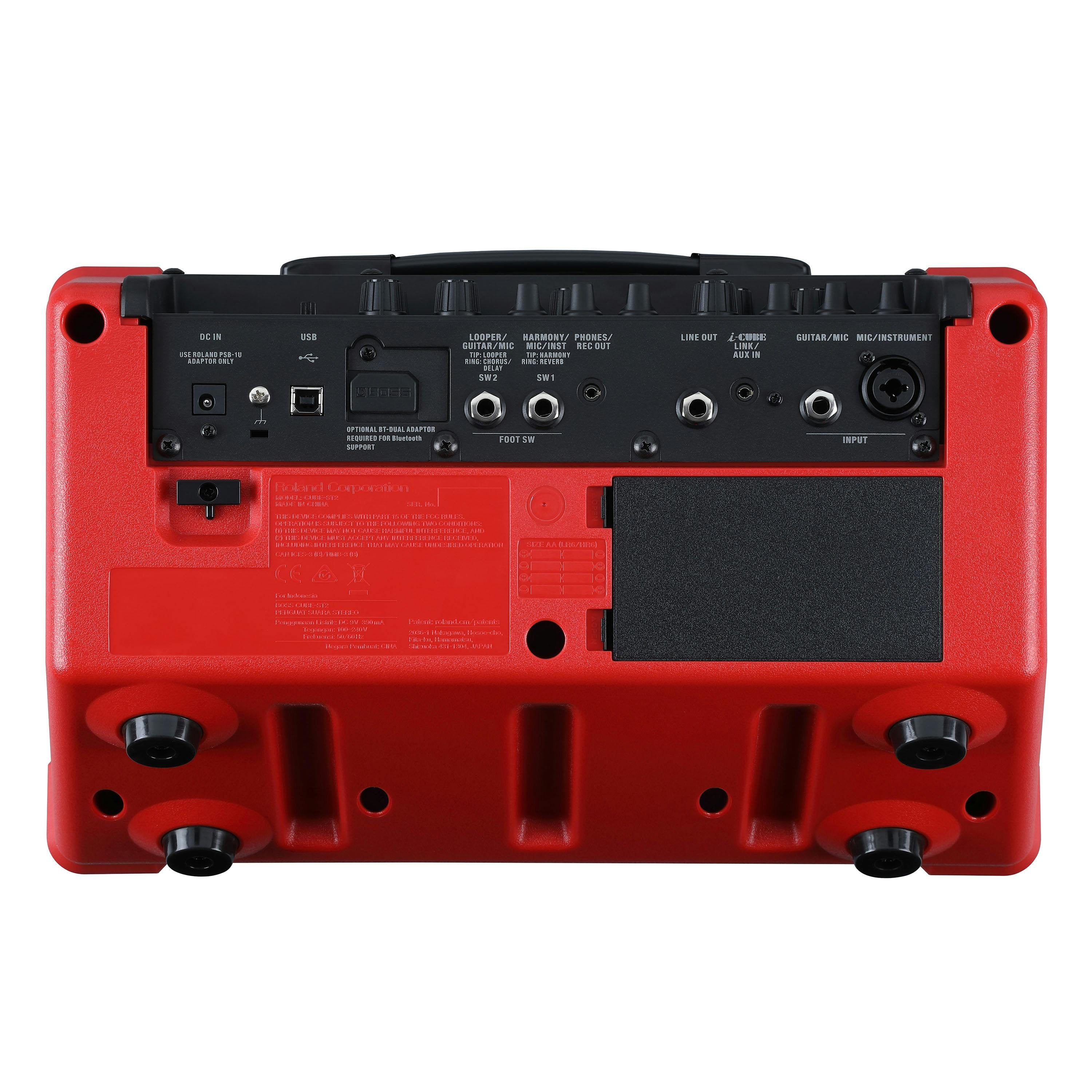Roland CUBE Street II Red, Battery Powered Stereo Amp