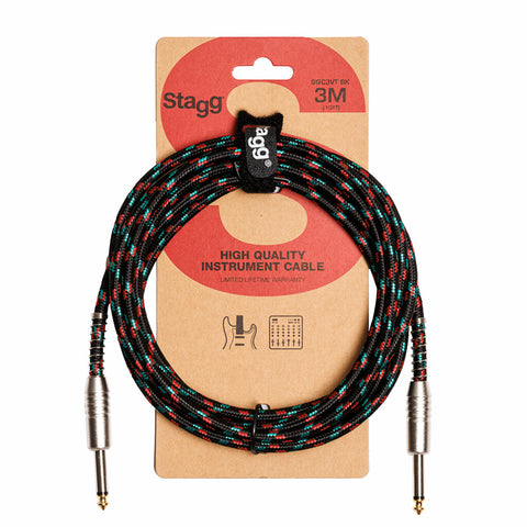 Stagg SGC3VT Black Guitar Lead