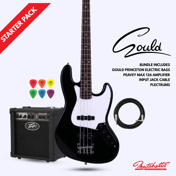 Gould Jefferson Bass Guitar & Peavey Amp Pack