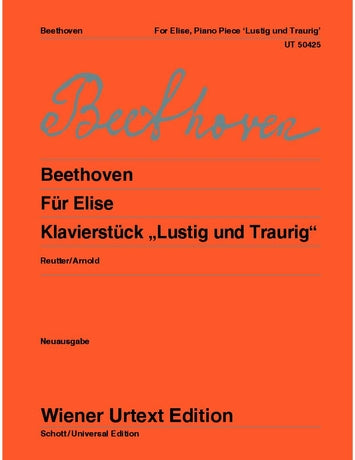 Beethoven: Für Elise • Piano Piece "Lustig - traurig" for piano