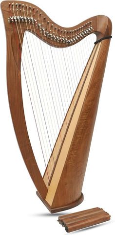 Claddagh 28 String Harp Mahogany & Bag