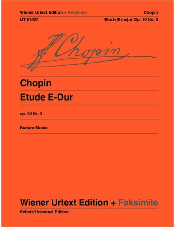 Chopin Etudes E Maj Op10