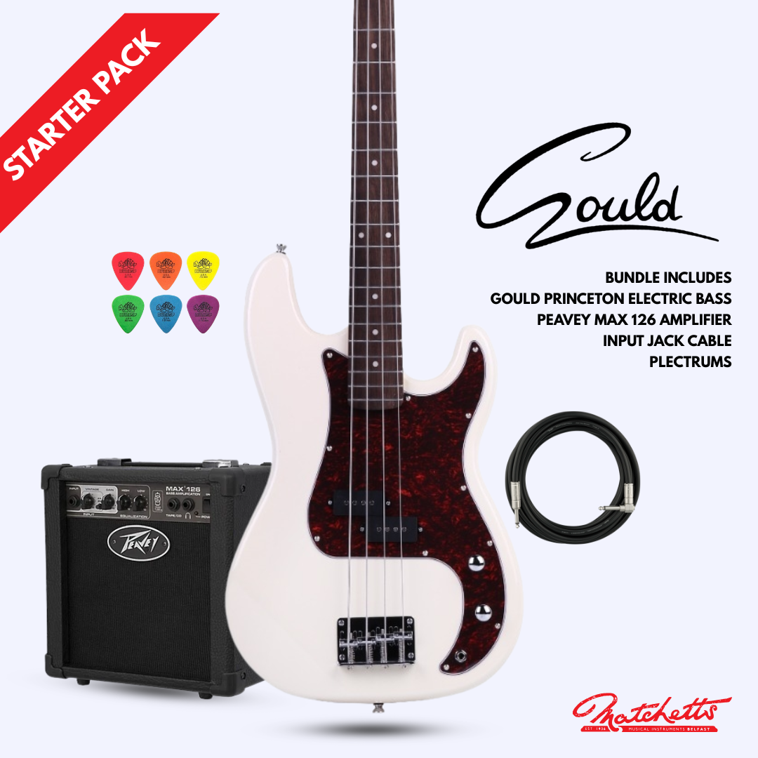 Gould Princeton Bass Guitar & Peavey Amp Pack