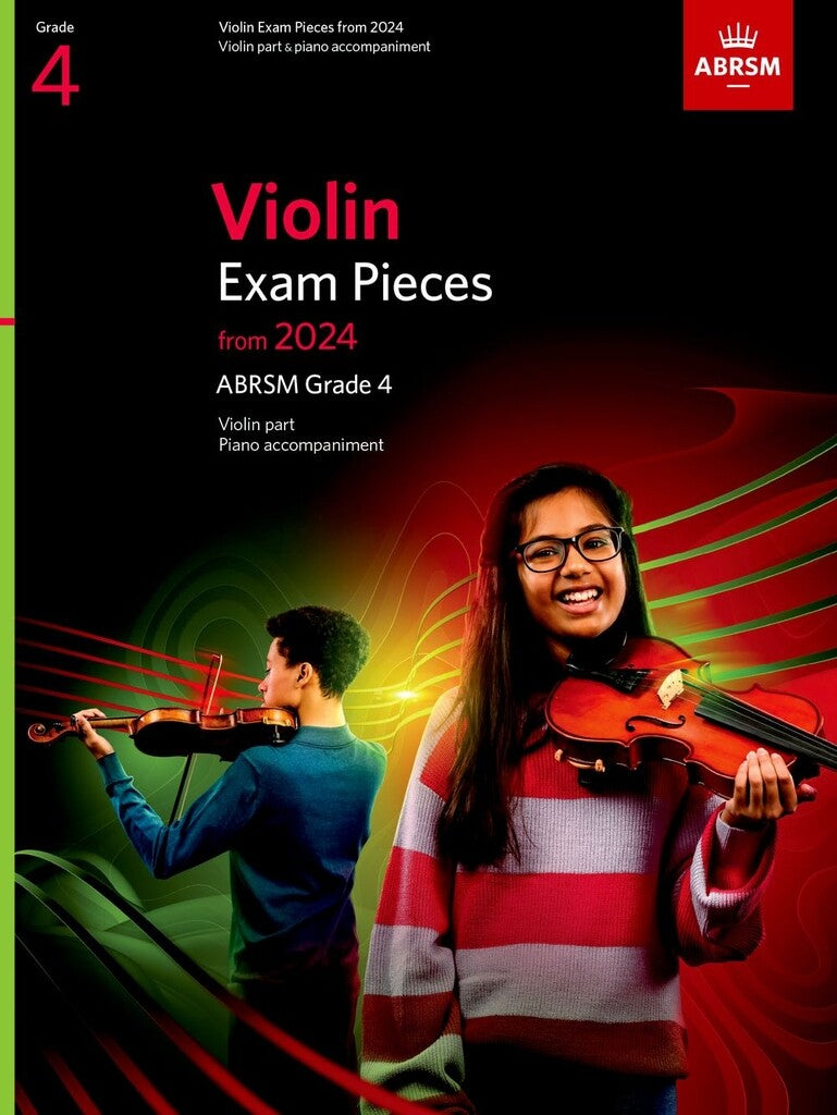 ABRSM Violin Exam Pieces from 2024 Grade 4 Score & Part