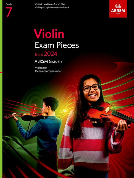 ABRSM Violin Exam Pieces from 2024 Grade 7 Score & Part