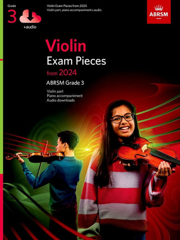 ABRSM Violin Exam Pieces from 2024 Grade 3 Score Part & Audio