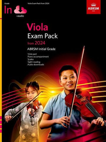 ABRSM Viola Exam Pack from 2024 Initial Grade