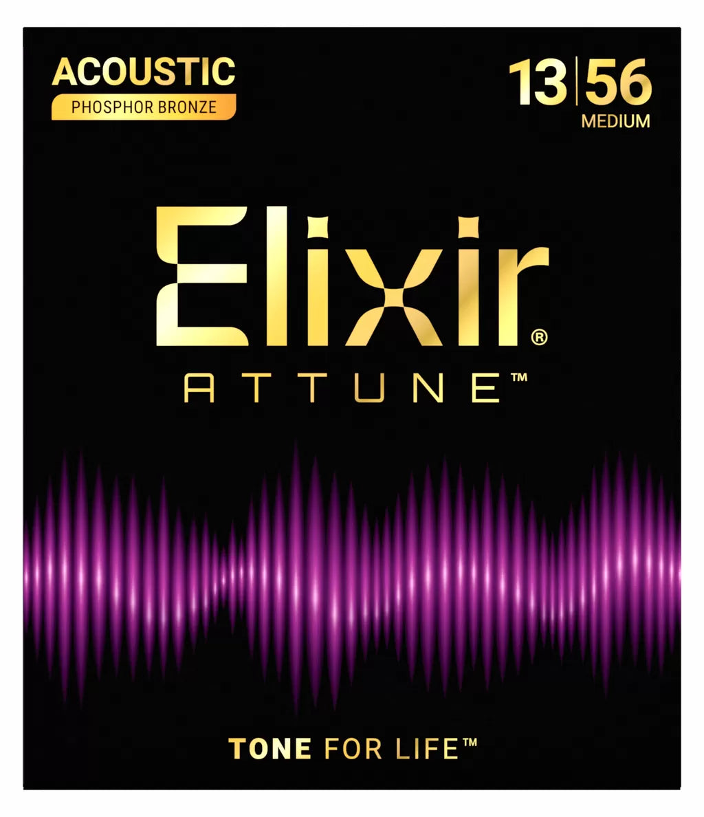 Elixir ATTUNE Phosphor Bronze Acoustic 13-56