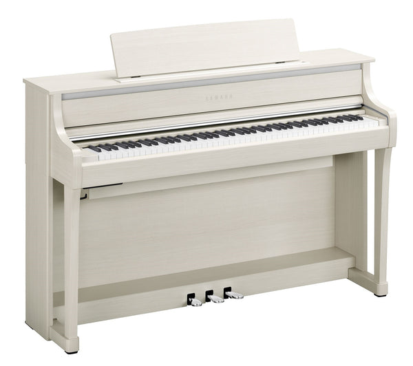 Yamaha CLP-875 Clavinova Digital Piano White Birch
