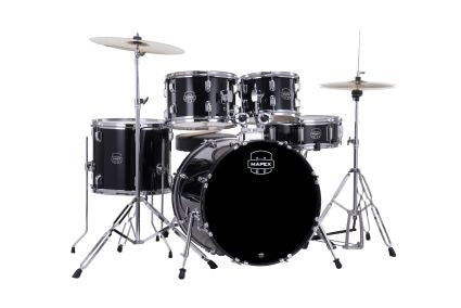 Mapex Comet Fusion 20" Complete Drum Kit with Cymbals – Black