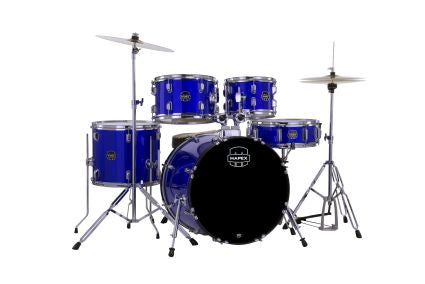 Mapex Comet Fusion Kit 20" with Cymbals Blue