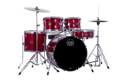 Mapex Comet Fusion Kit 20" with Cymbals Red