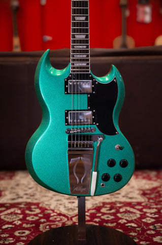 Vintage Limited Edition 30th Anniversary VS6 Electric Guitar ~ Green Metalflake