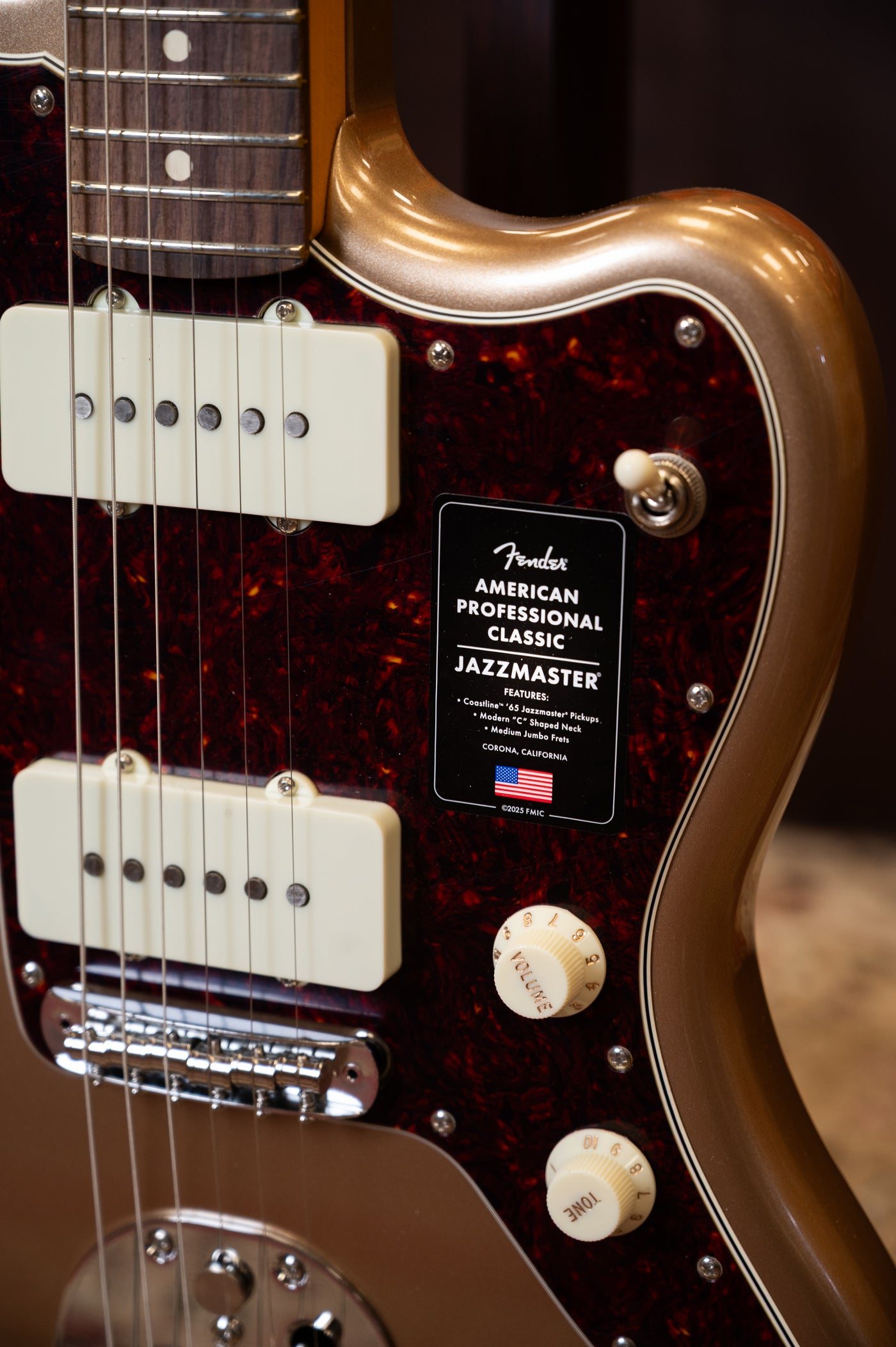 Fender - American Professional Classic - Jazzmaster - Faded Firemist Gold