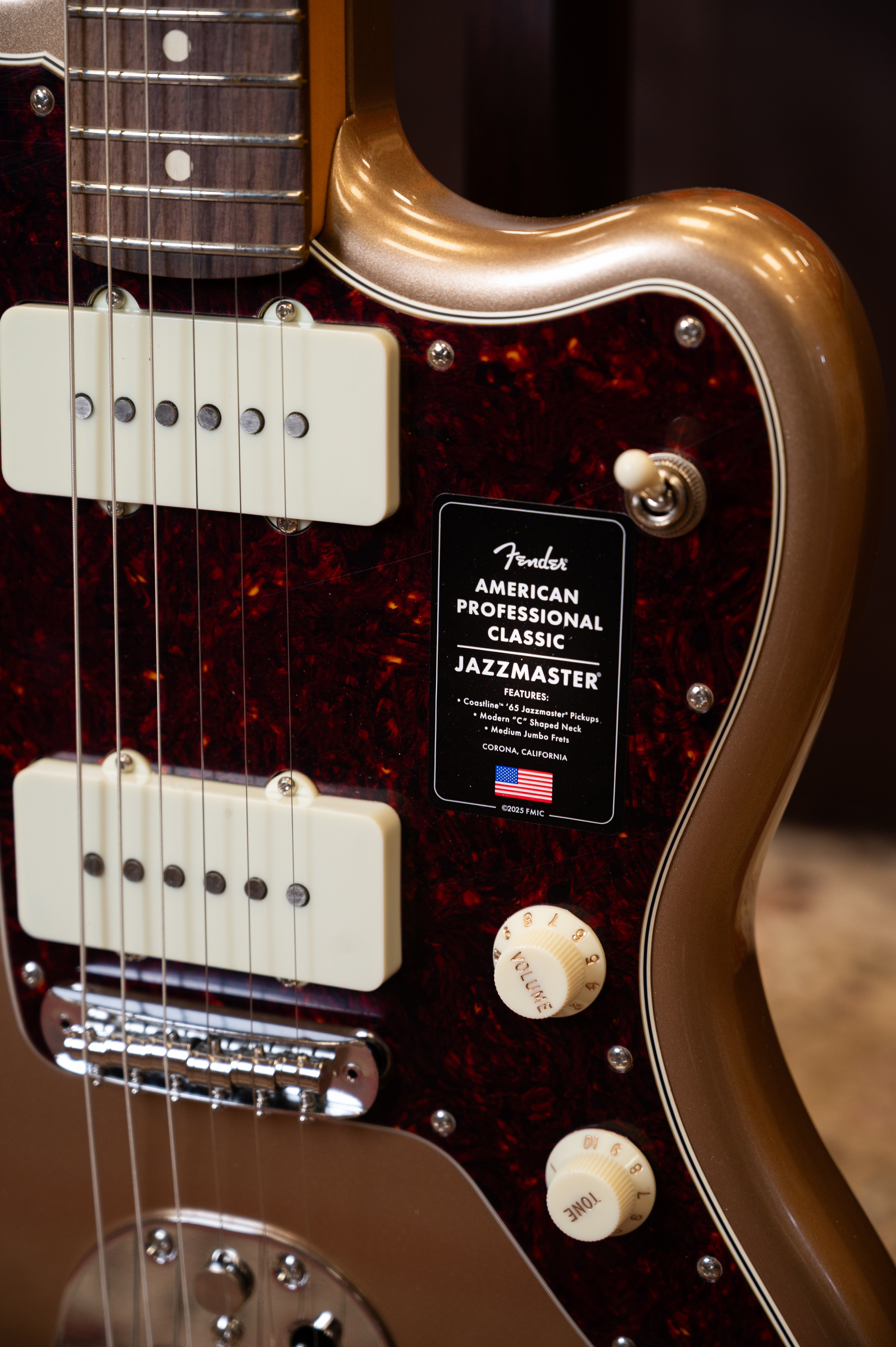 Fender - American Professional Classic - Jazzmaster - Faded Firemist Gold