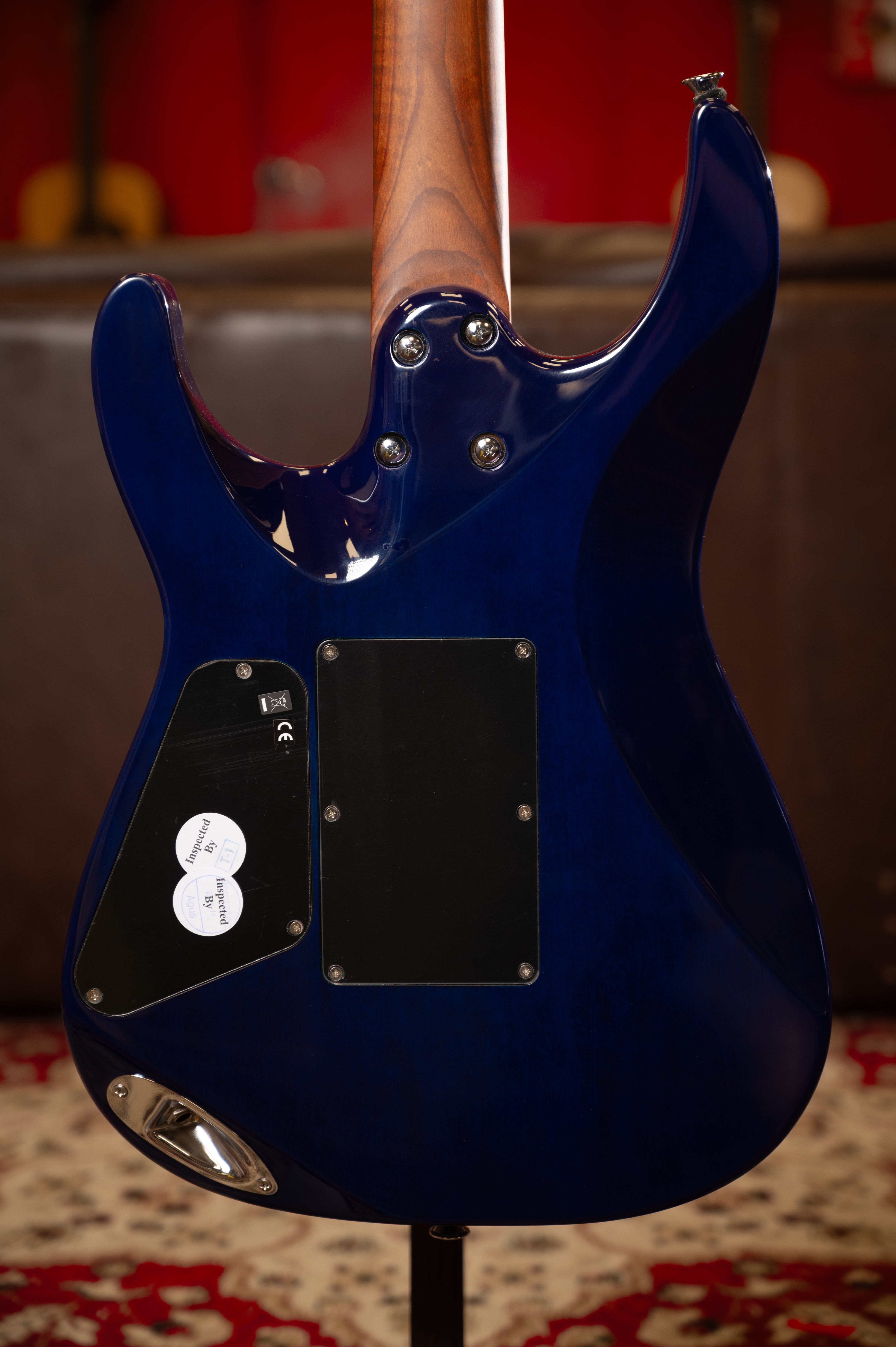 Charvel Pro-Mod Plus DK24 HH 2PT EB QM, Ebony Fingerboard - Chlorine Burst