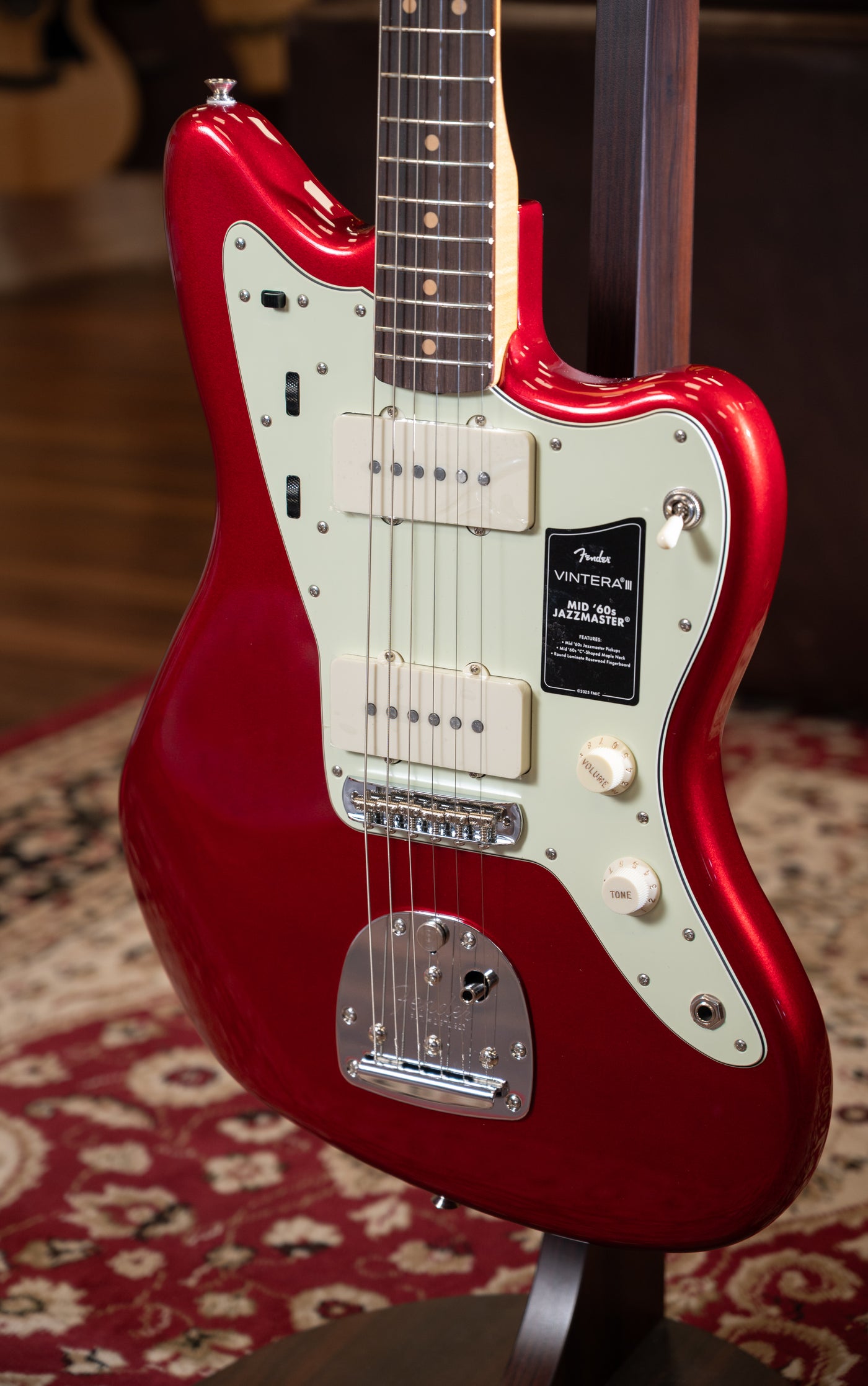 Fender Vintera® III Mid '60s Jazzmaster Candy Apple Red