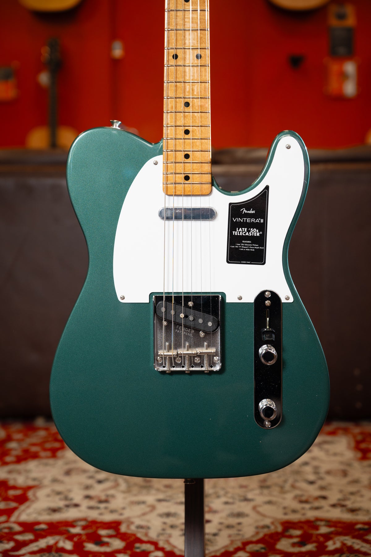 Fender Vintera® III Late '50s Telecaster, Sherwood Green Metallic