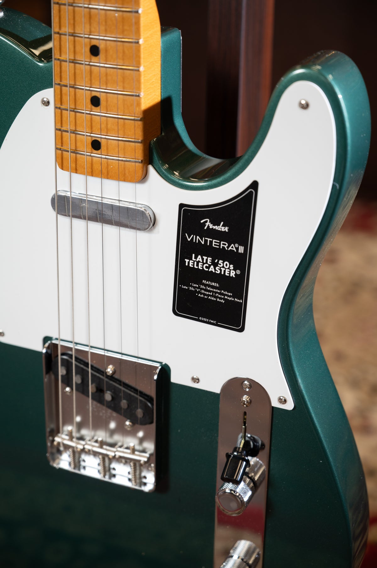 Fender Vintera® III Late '50s Telecaster, Sherwood Green Metallic
