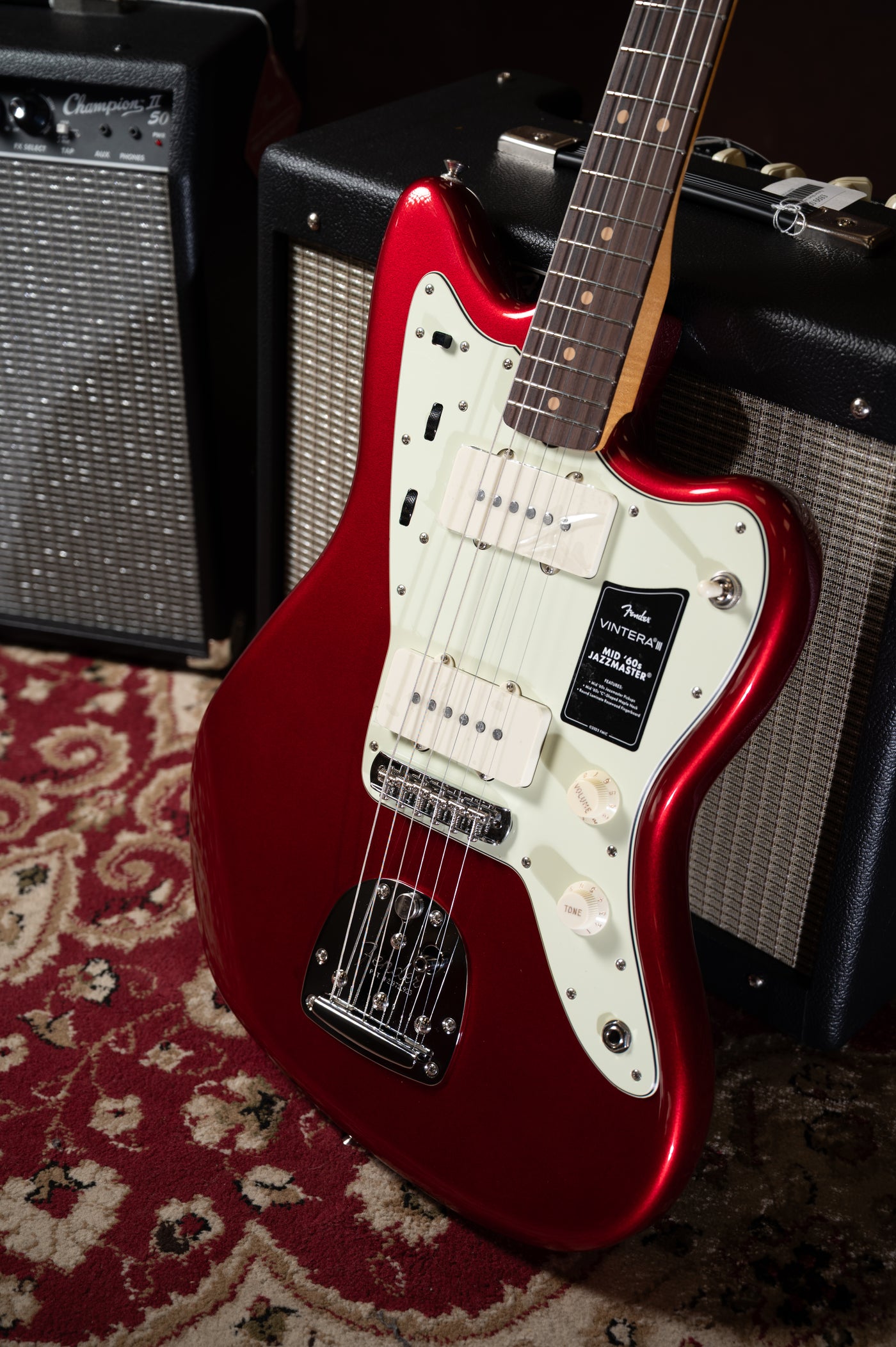 Fender Vintera® III Mid '60s Jazzmaster Candy Apple Red