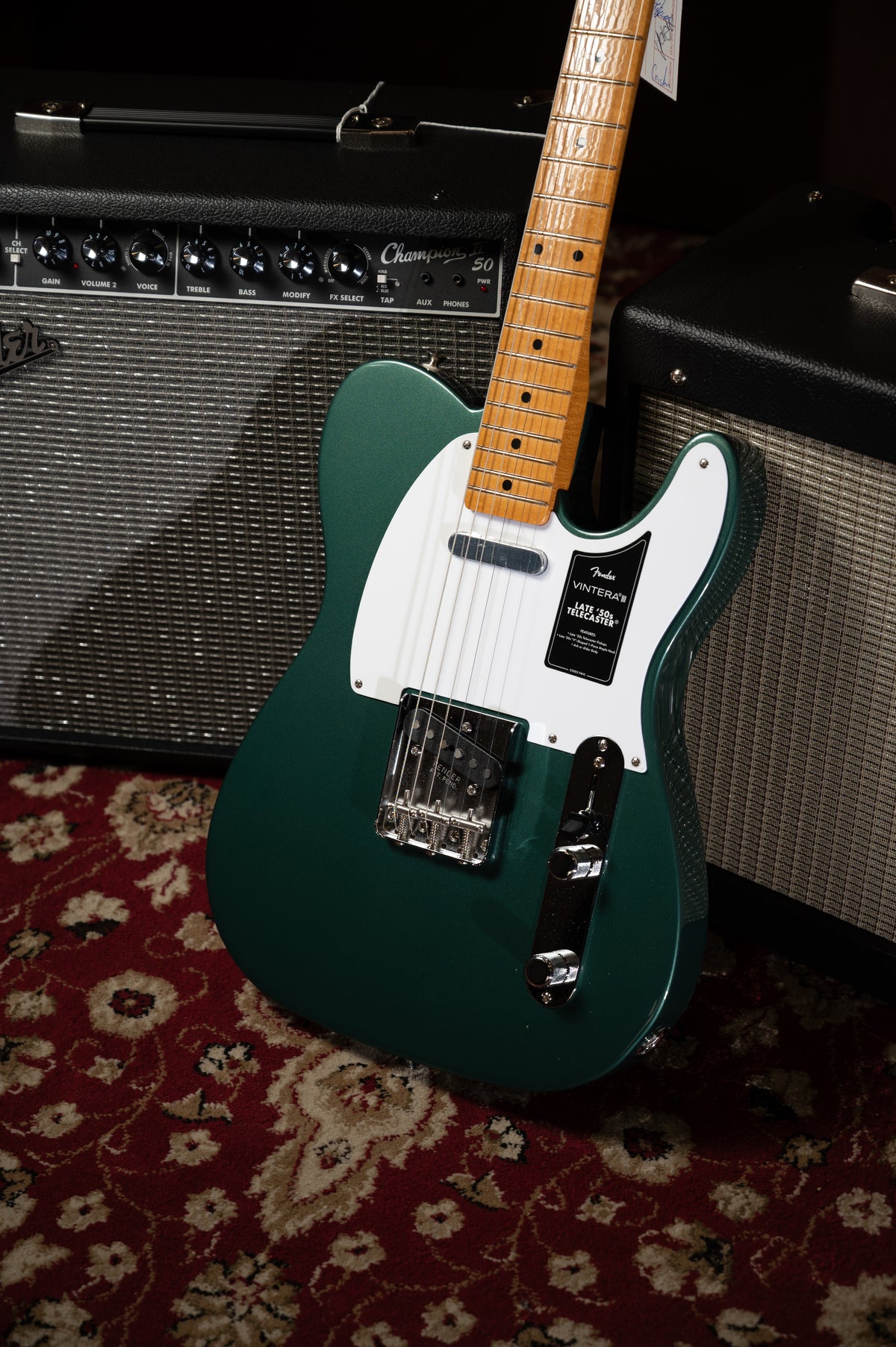 Fender Vintera® III Late '50s Telecaster, Sherwood Green Metallic