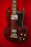 PRE-OWNED - Epiphone - EB3 - Cherry Red