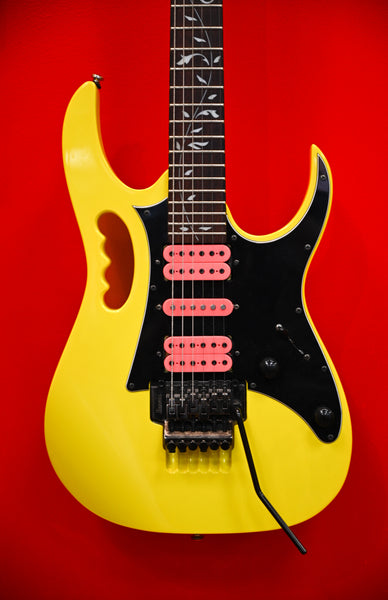 PRE-OWNED - Ibanez - JEM Junior Steve Vai Limited Edition - Yellow