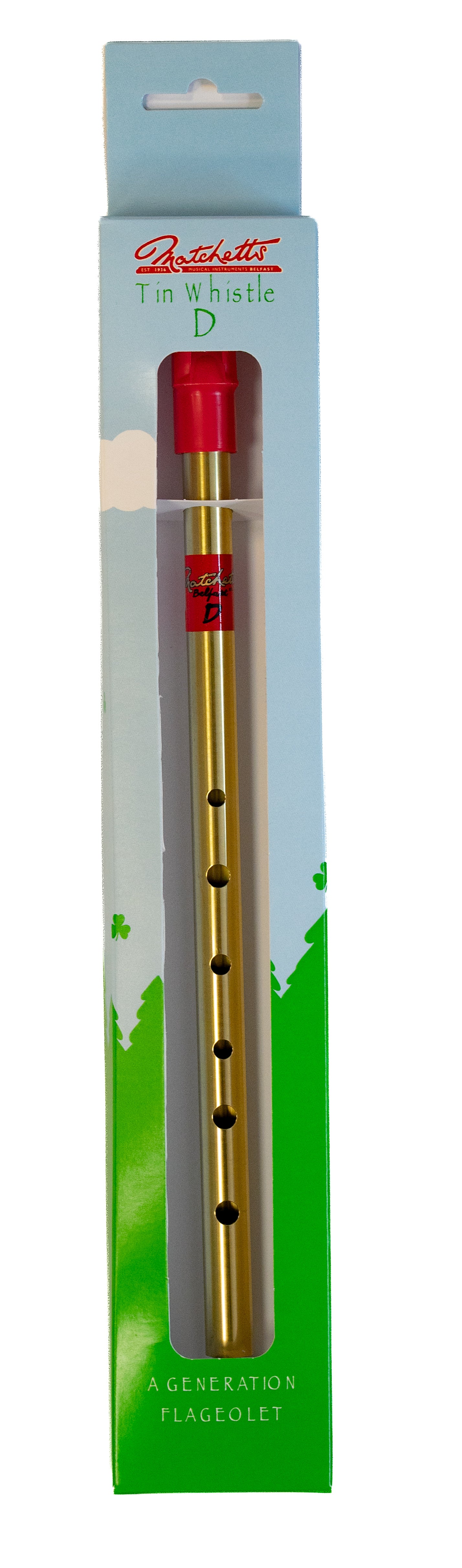 Matchetts D Tin Whistle (Brass)