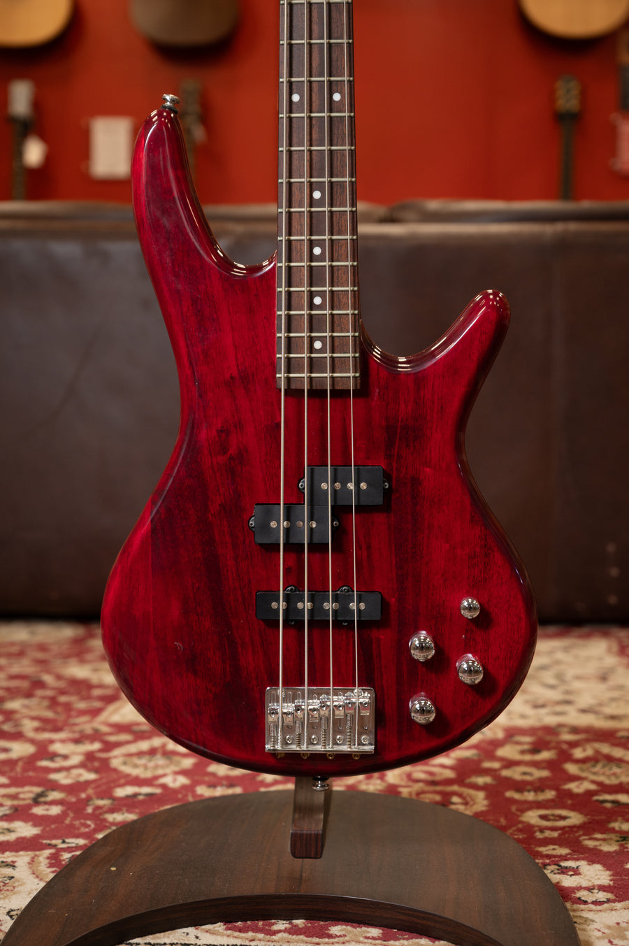 PREOWNED: Ibanez Gio GSR200 Bass Trans Red