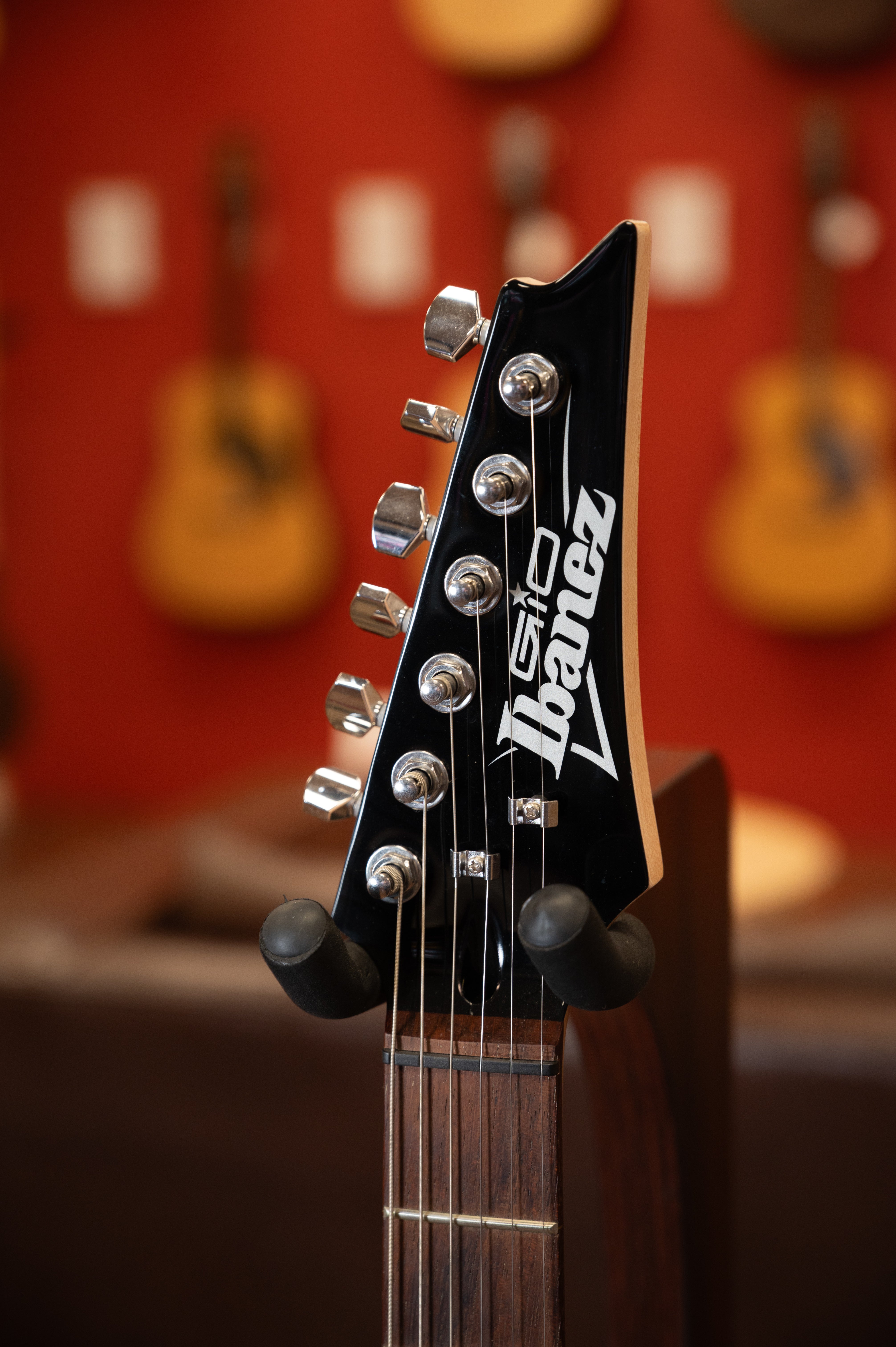 PREOWNED: Ibanez GRX70QA Trans Black Burst