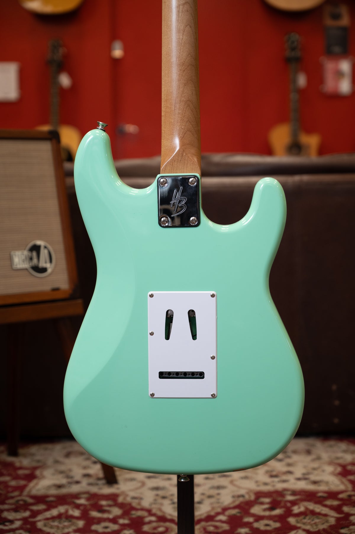 PREOWNED: Harley Benton VT  ST-62CC MN Seafoam Green - Left Hand