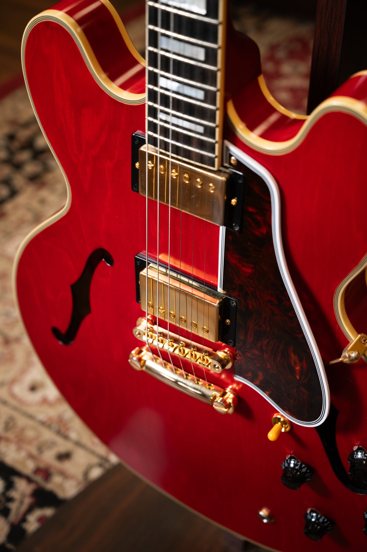 PRE-OWNED - Epiphone 1959 ES-355 Semi Hollow Cherry Red