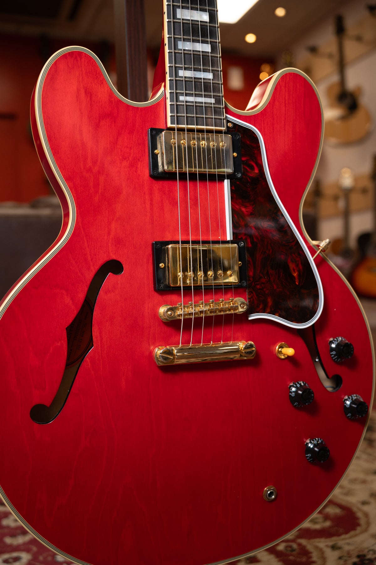 PRE-OWNED - Epiphone 1959 ES-355 Semi Hollow Cherry Red