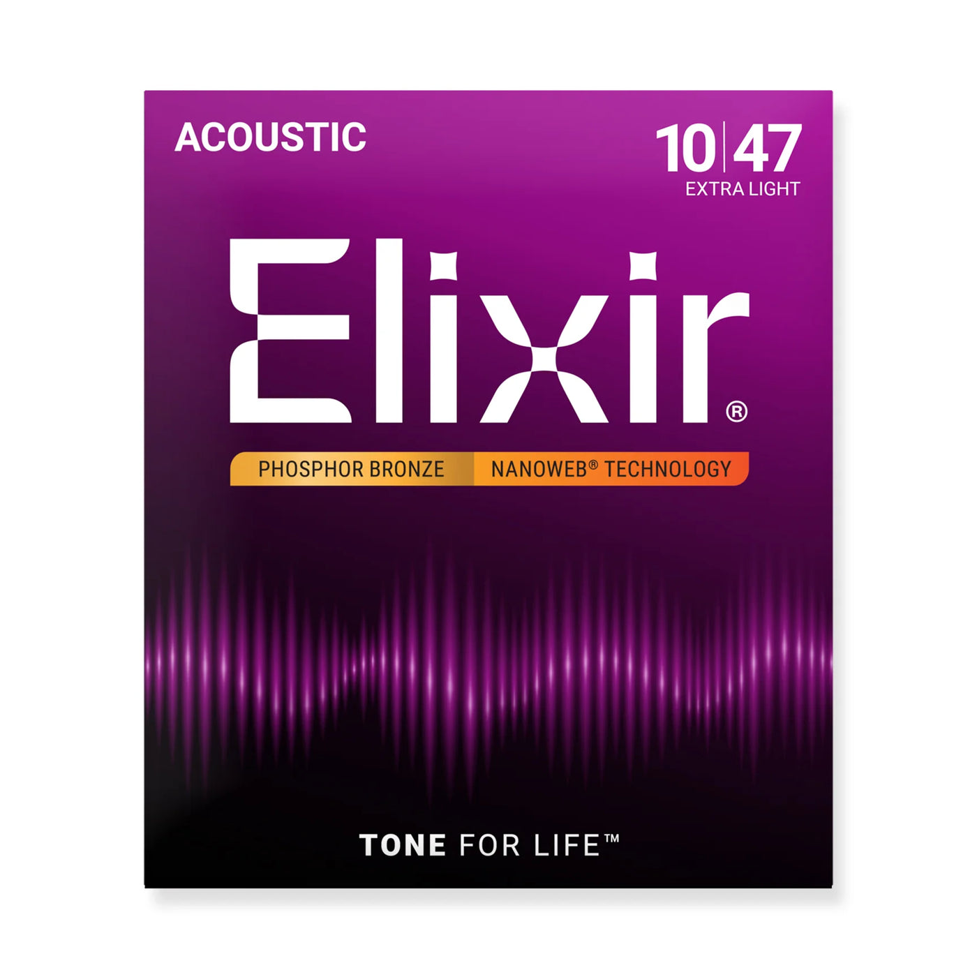 Elixir Nanoweb PB Extra Light Acoustic Strings