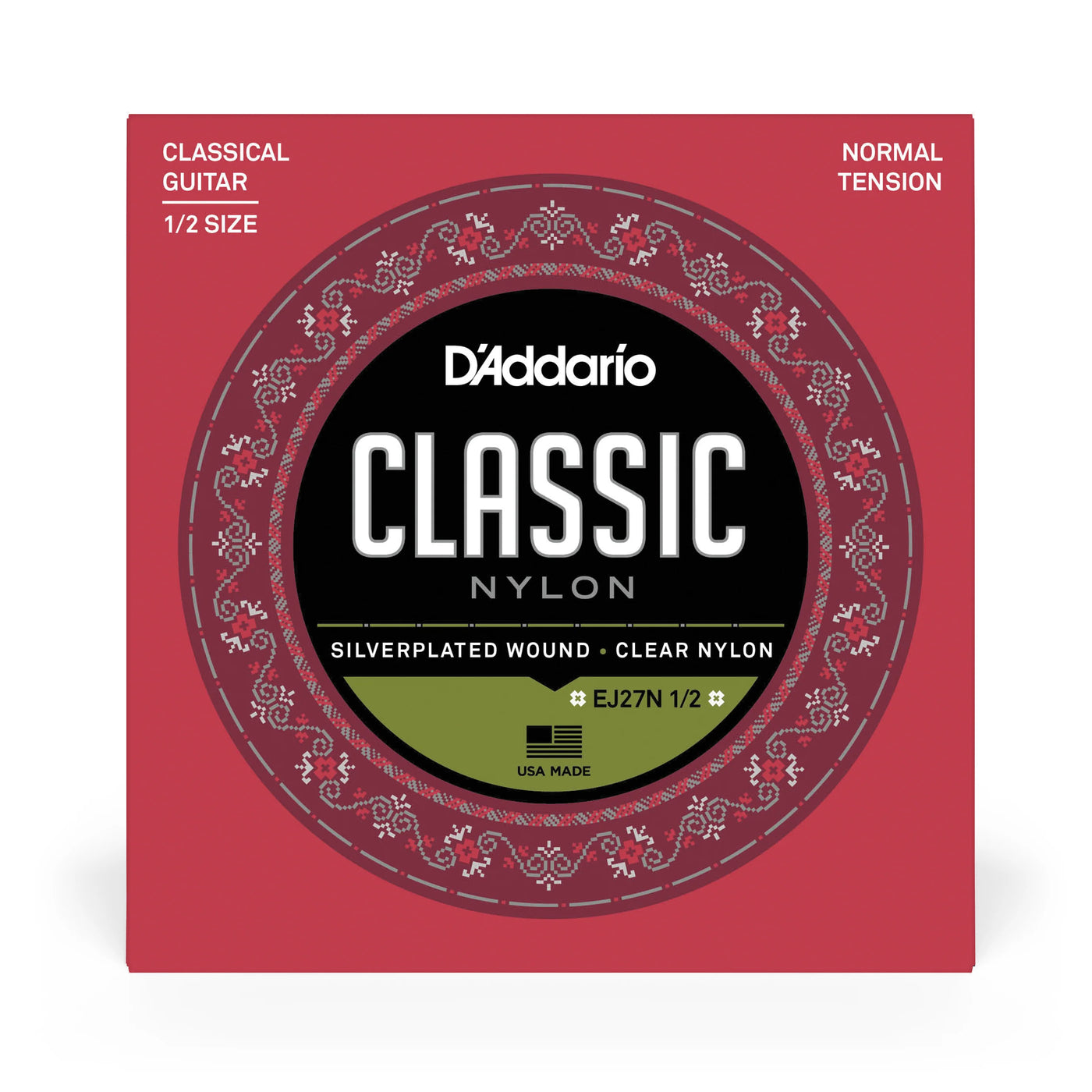 D'addario EJ27N 1/2 Student Nylon Strings