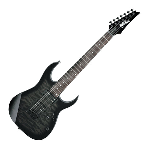 Ibanez GRG7221QA Trans Black Burst