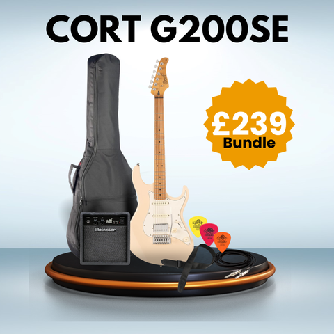 Cort G200SE Electric Guitar & Amp Package - Shell Pink