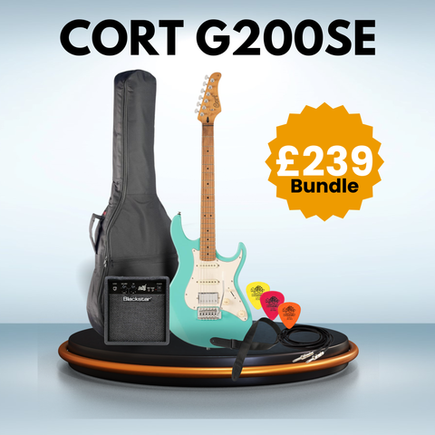 Cort G200SE Electric Guitar & Amp Package - Seafoam Green
