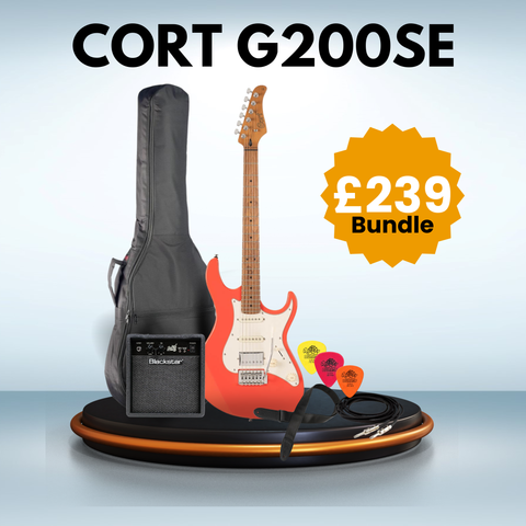 Cort G200SE Electric Guitar & Amp Package - Scarlet Red