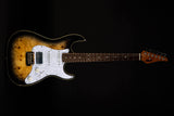 Jet Guitars JS-450 Trans Brown (Spalted Top)