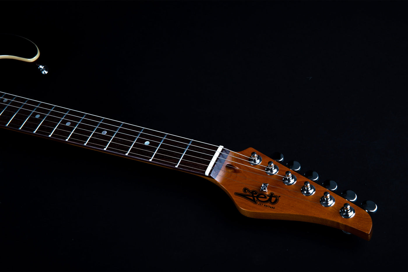 Jet Guitars JS-450 Trans Brown (Spalted Top)